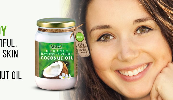Enjoy beautiful and clear skin with coconut oil